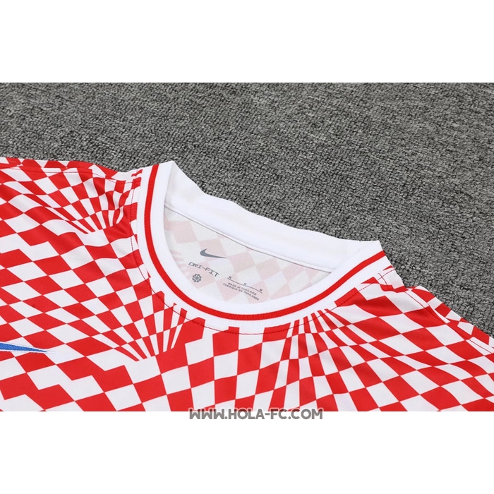 Chandal del Chelsea 2022-2023 Manga Corta Rojo y Blanco - Pantalon Corto